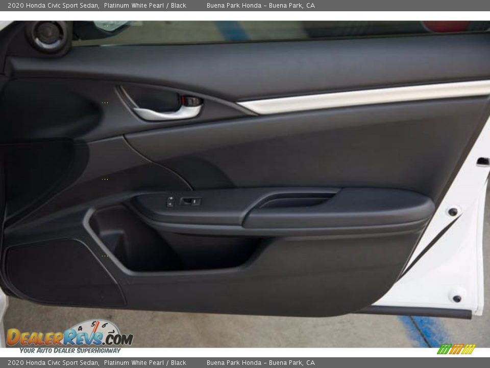2020 Honda Civic Sport Sedan Platinum White Pearl / Black Photo #32