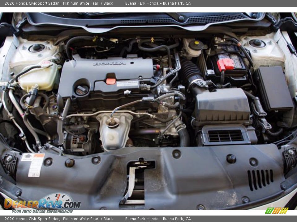 2020 Honda Civic Sport Sedan Platinum White Pearl / Black Photo #33