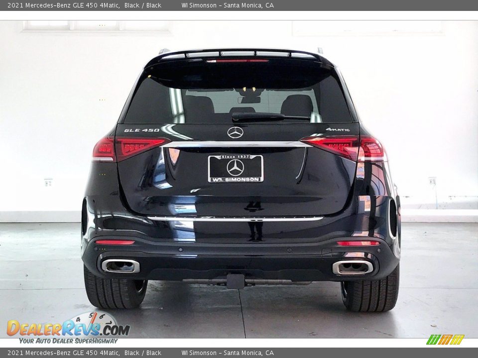 2021 Mercedes-Benz GLE 450 4Matic Black / Black Photo #3