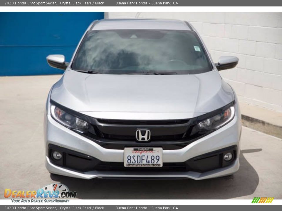 2020 Honda Civic Sport Sedan Crystal Black Pearl / Black Photo #7