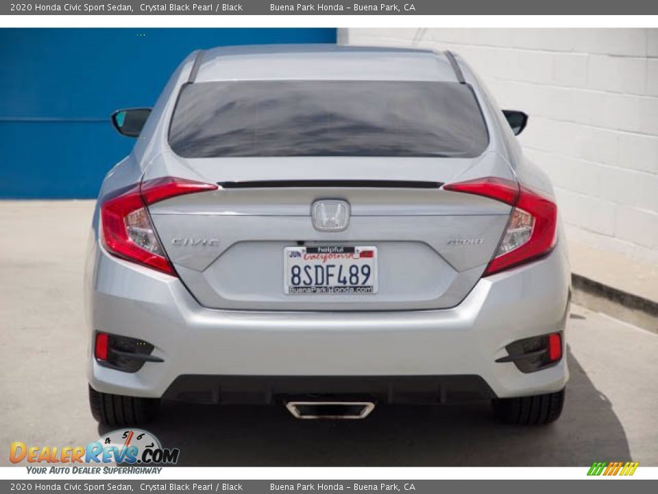 2020 Honda Civic Sport Sedan Crystal Black Pearl / Black Photo #9