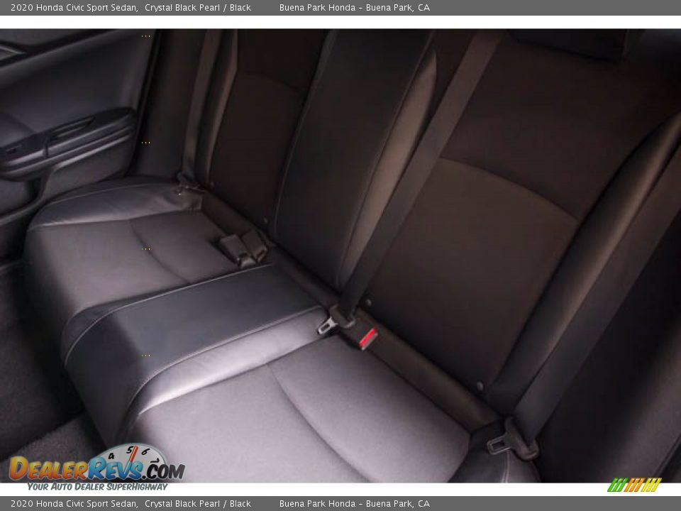 2020 Honda Civic Sport Sedan Crystal Black Pearl / Black Photo #20