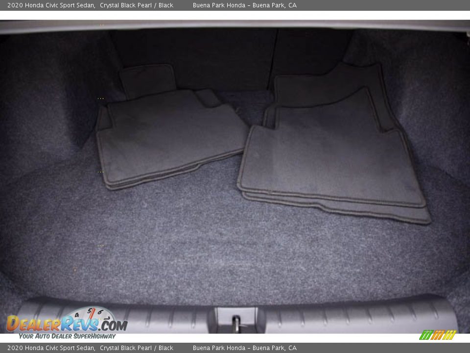2020 Honda Civic Sport Sedan Crystal Black Pearl / Black Photo #21