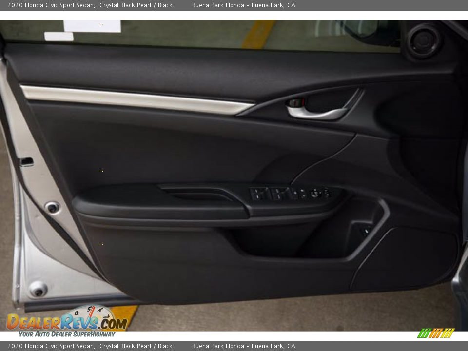 2020 Honda Civic Sport Sedan Crystal Black Pearl / Black Photo #29