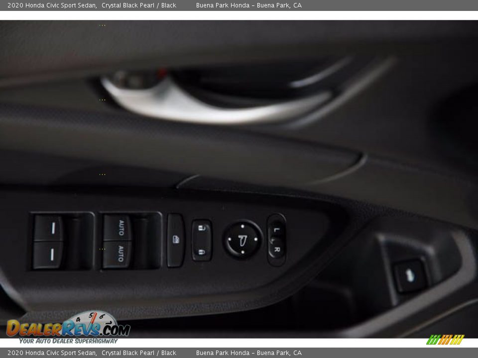 2020 Honda Civic Sport Sedan Crystal Black Pearl / Black Photo #30