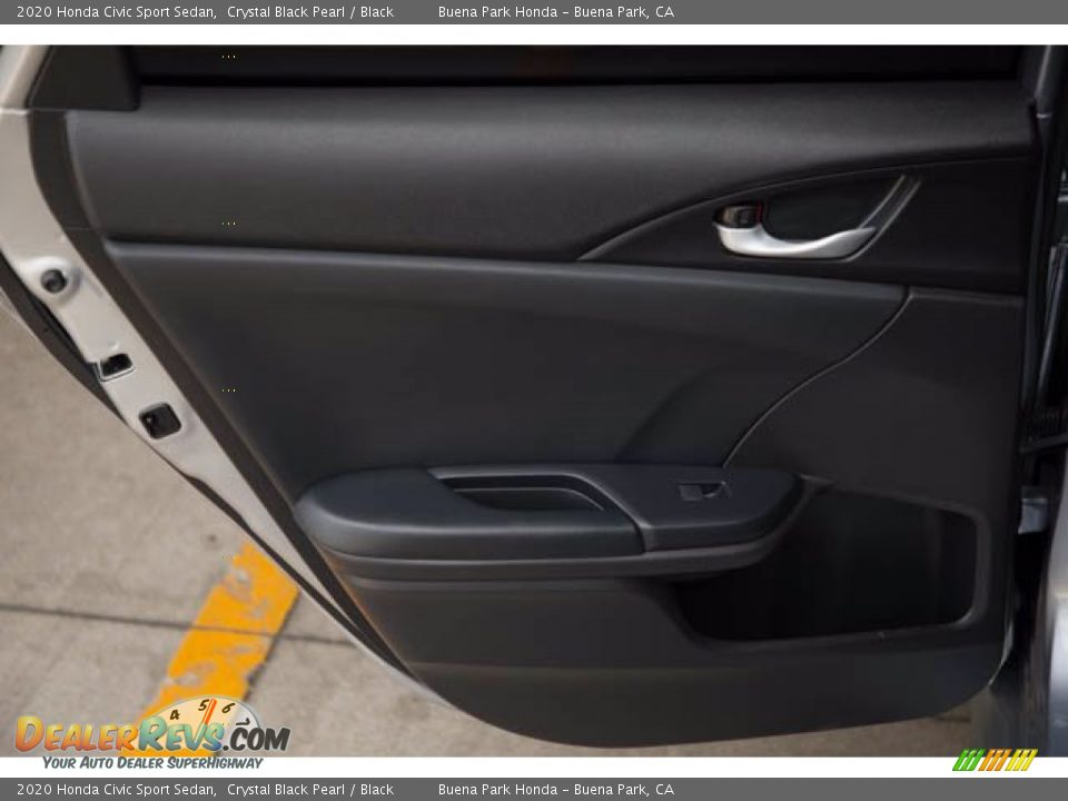 2020 Honda Civic Sport Sedan Crystal Black Pearl / Black Photo #31