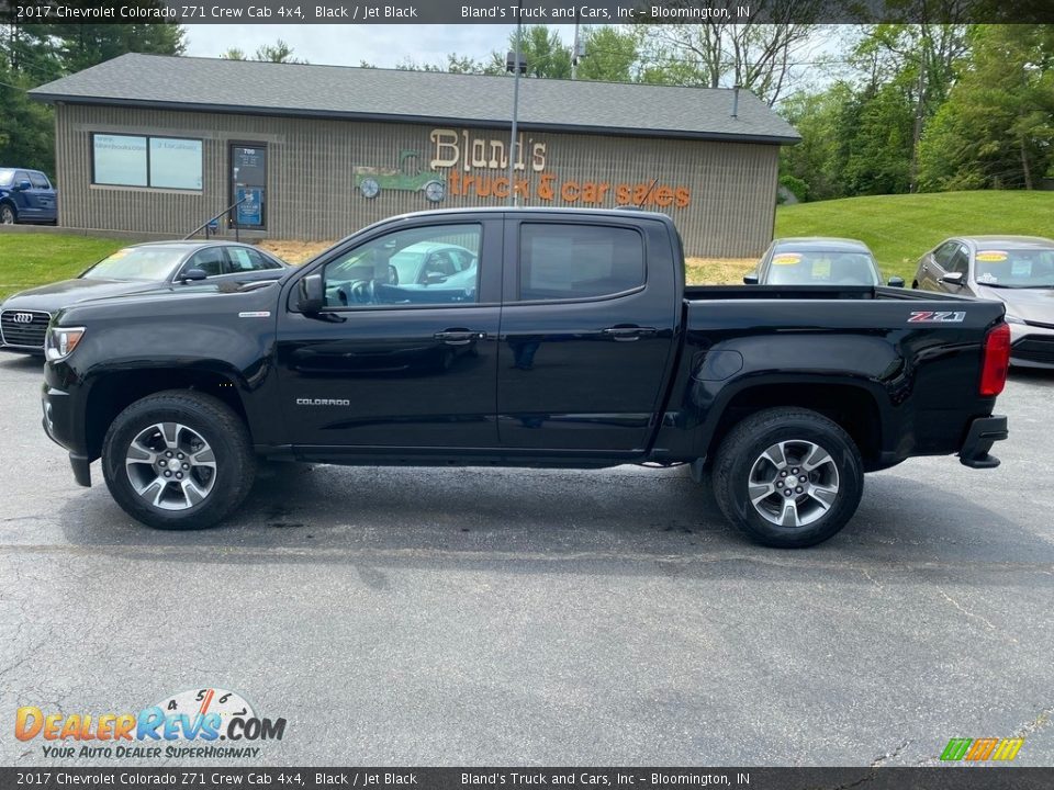 2017 Chevrolet Colorado Z71 Crew Cab 4x4 Black / Jet Black Photo #1