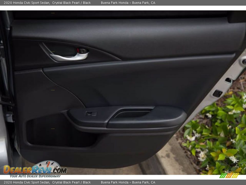 2020 Honda Civic Sport Sedan Crystal Black Pearl / Black Photo #32