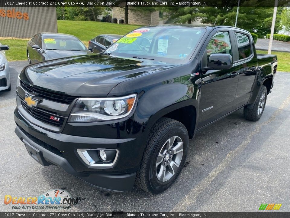 2017 Chevrolet Colorado Z71 Crew Cab 4x4 Black / Jet Black Photo #2