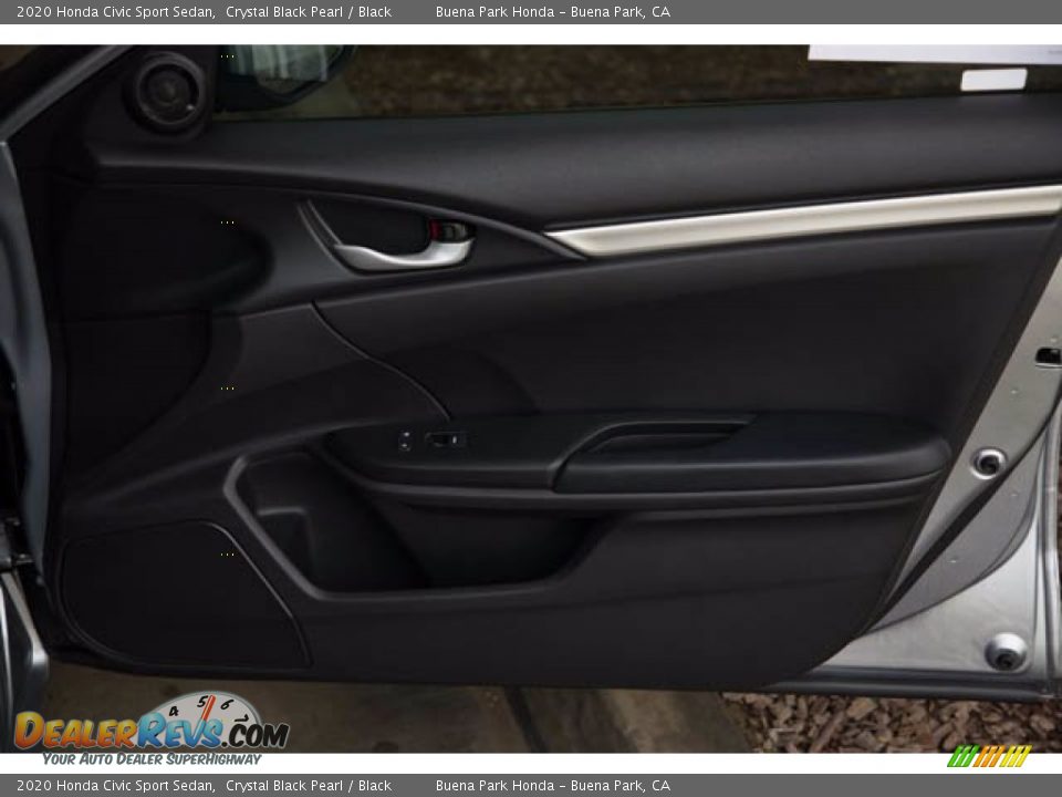 2020 Honda Civic Sport Sedan Crystal Black Pearl / Black Photo #33
