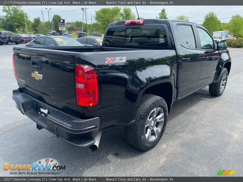 2017 Chevrolet Colorado Z71 Crew Cab 4x4 Black / Jet Black Photo #6