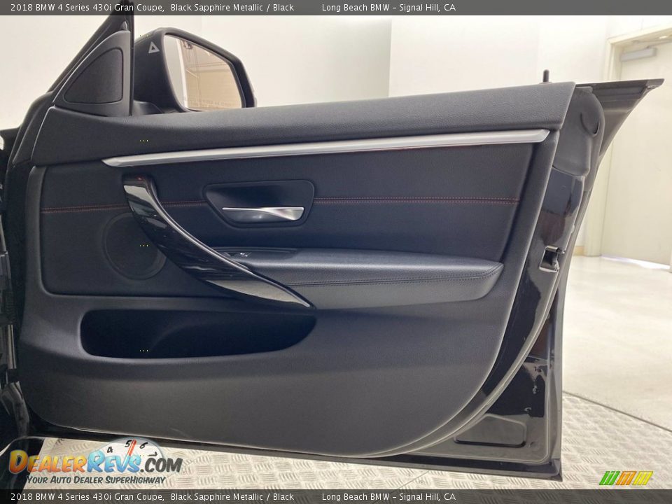2018 BMW 4 Series 430i Gran Coupe Black Sapphire Metallic / Black Photo #32