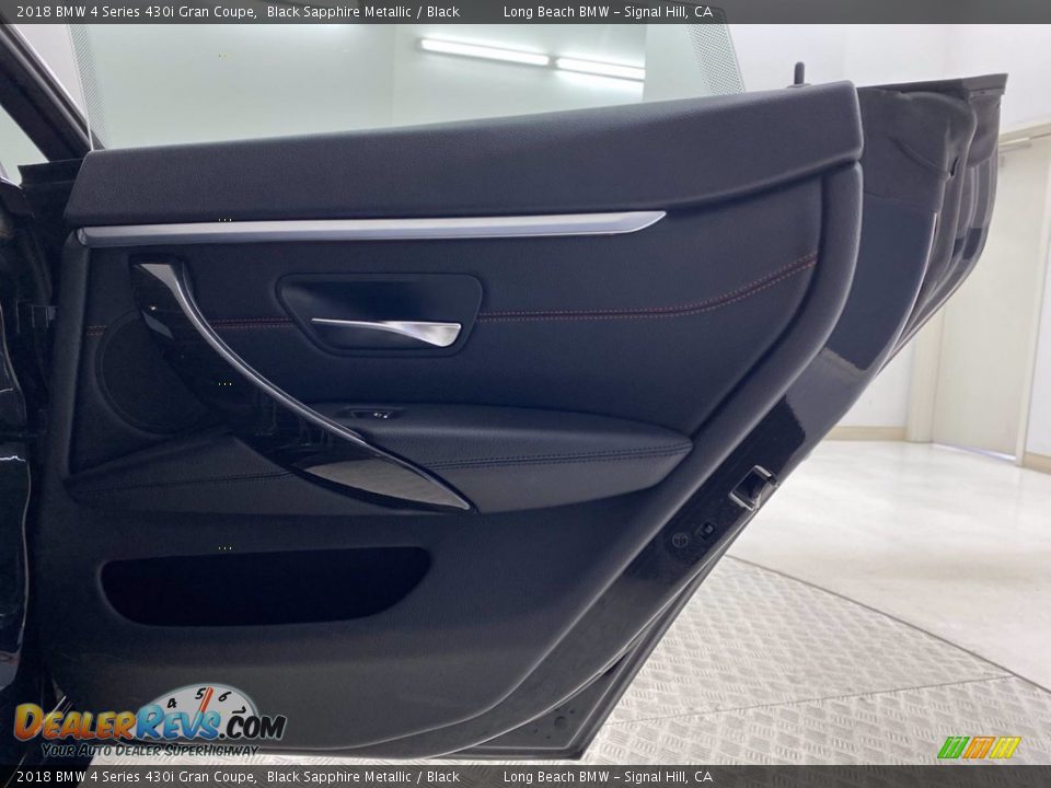 2018 BMW 4 Series 430i Gran Coupe Black Sapphire Metallic / Black Photo #35