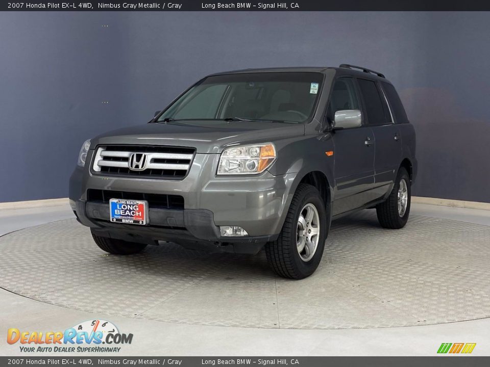 2007 Honda Pilot EX-L 4WD Nimbus Gray Metallic / Gray Photo #3