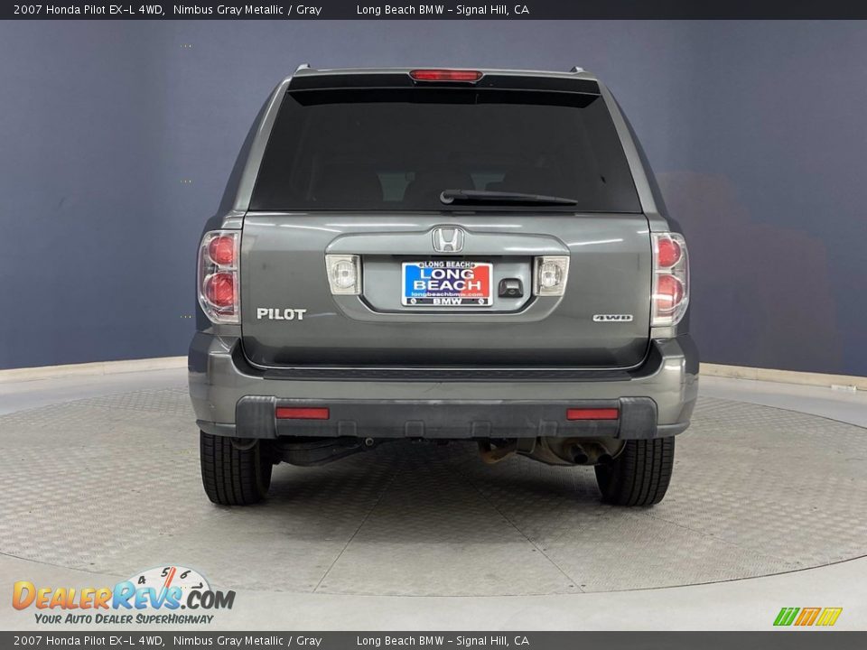 2007 Honda Pilot EX-L 4WD Nimbus Gray Metallic / Gray Photo #4