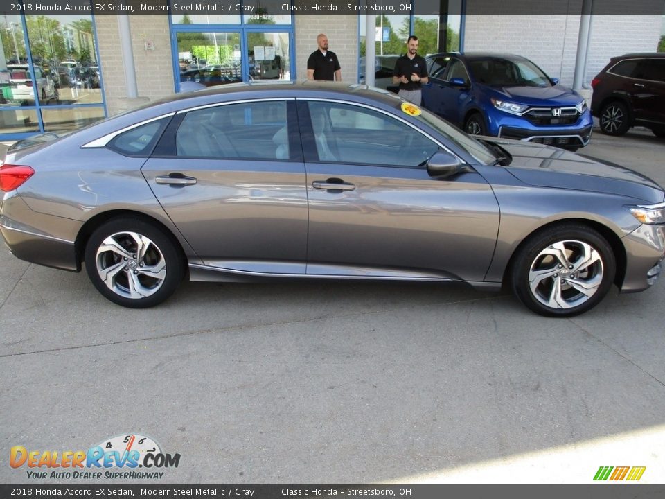 2018 Honda Accord EX Sedan Modern Steel Metallic / Gray Photo #4