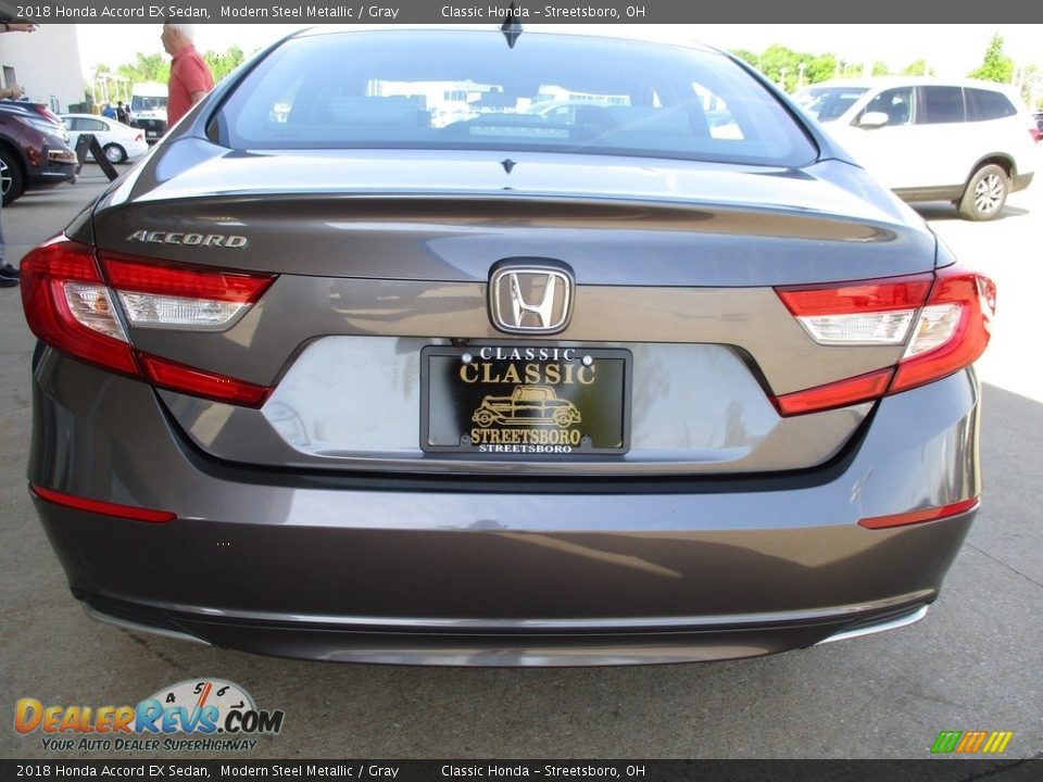 2018 Honda Accord EX Sedan Modern Steel Metallic / Gray Photo #5