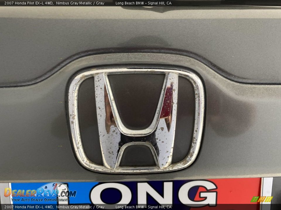 2007 Honda Pilot EX-L 4WD Nimbus Gray Metallic / Gray Photo #10