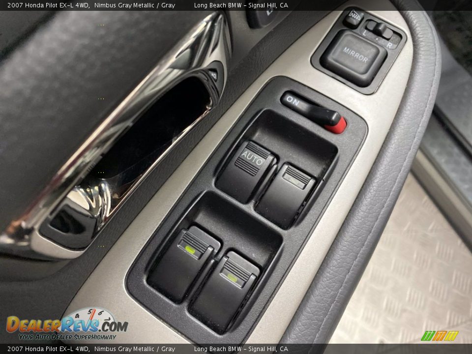 2007 Honda Pilot EX-L 4WD Nimbus Gray Metallic / Gray Photo #14