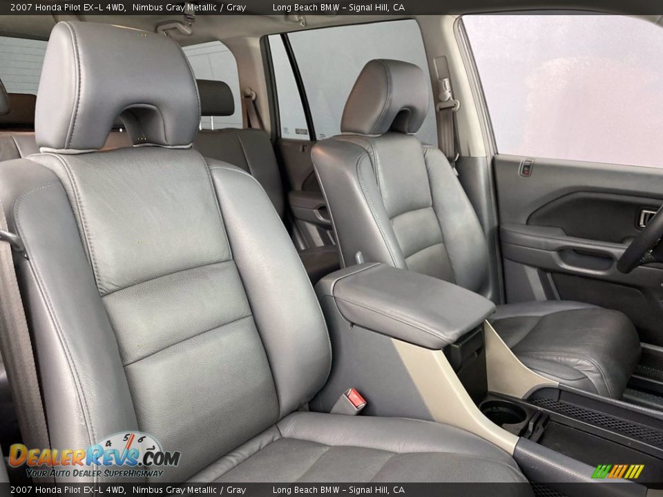 2007 Honda Pilot EX-L 4WD Nimbus Gray Metallic / Gray Photo #31