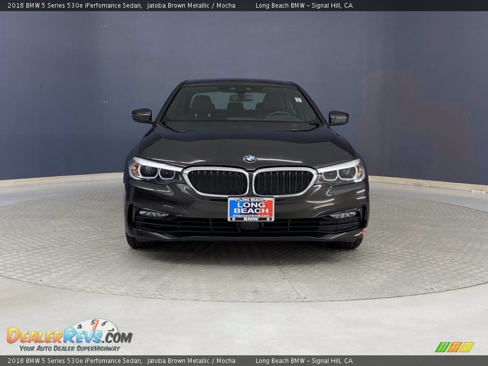 2018 BMW 5 Series 530e iPerfomance Sedan Jatoba Brown Metallic / Mocha Photo #2