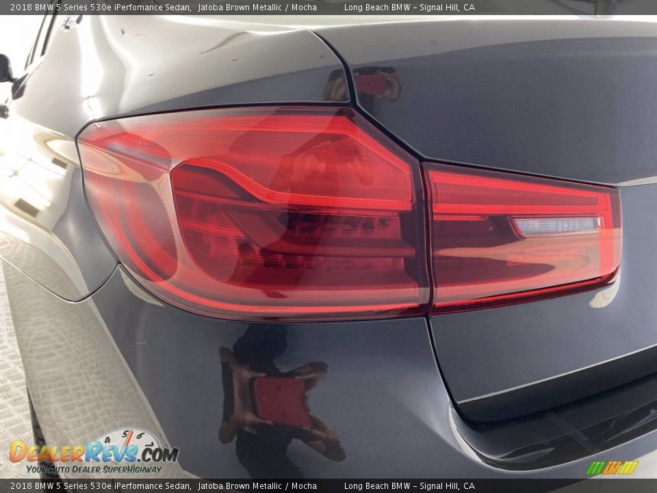 2018 BMW 5 Series 530e iPerfomance Sedan Jatoba Brown Metallic / Mocha Photo #9