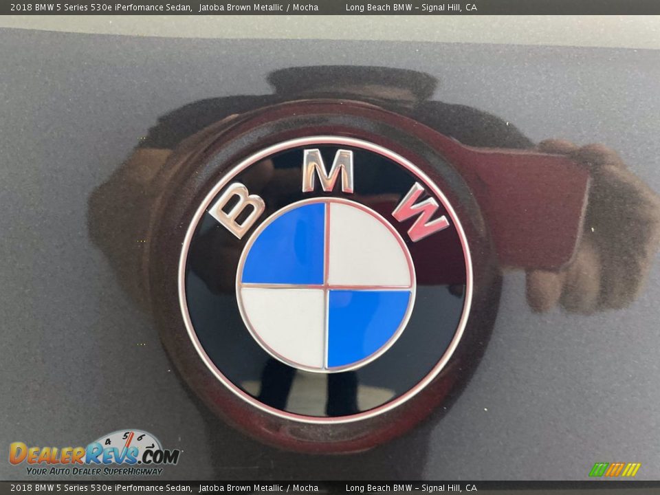 2018 BMW 5 Series 530e iPerfomance Sedan Jatoba Brown Metallic / Mocha Photo #10
