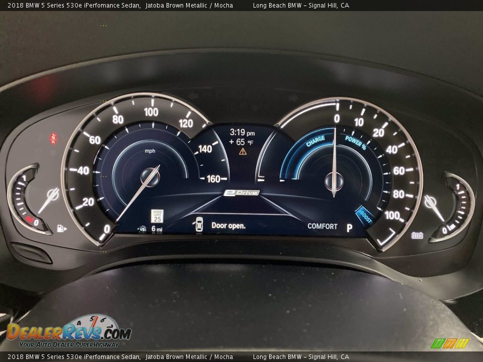 2018 BMW 5 Series 530e iPerfomance Sedan Gauges Photo #21