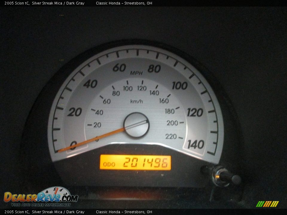 2005 Scion tC Silver Streak Mica / Dark Gray Photo #26