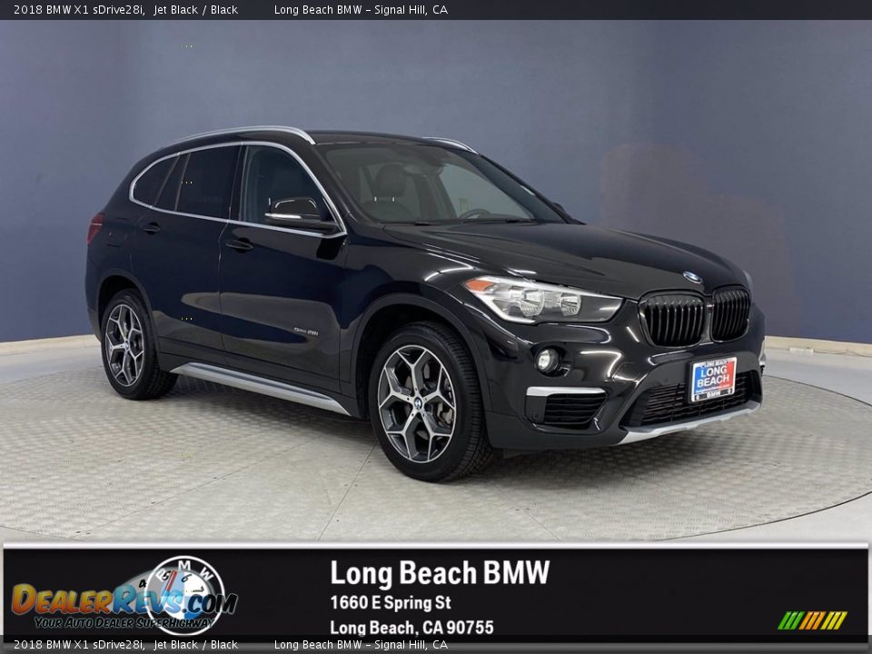 2018 BMW X1 sDrive28i Jet Black / Black Photo #1