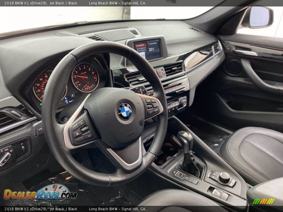 2018 BMW X1 sDrive28i Jet Black / Black Photo #16