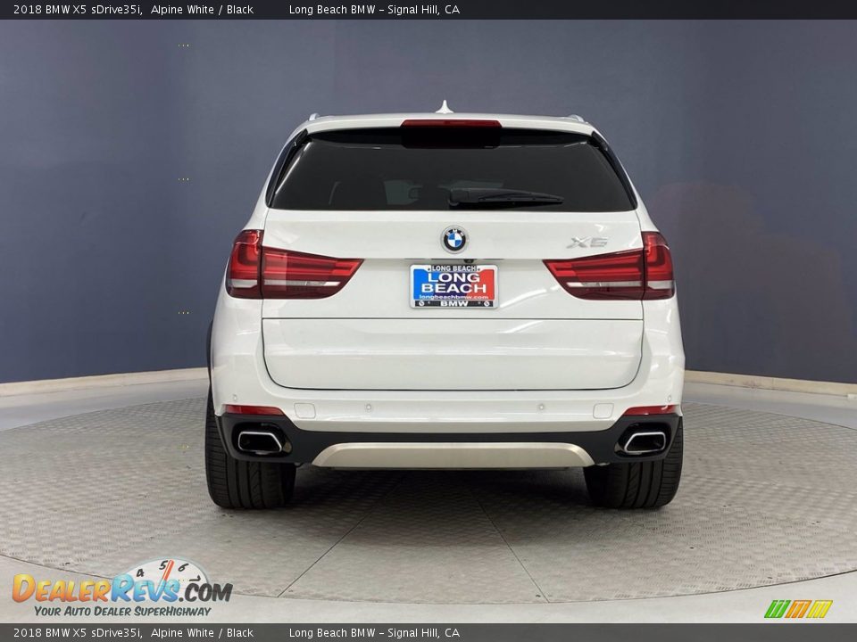 2018 BMW X5 sDrive35i Alpine White / Black Photo #4