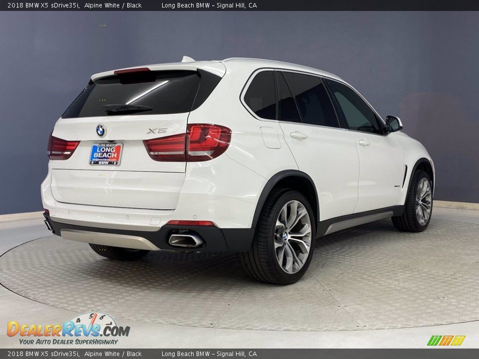 2018 BMW X5 sDrive35i Alpine White / Black Photo #5