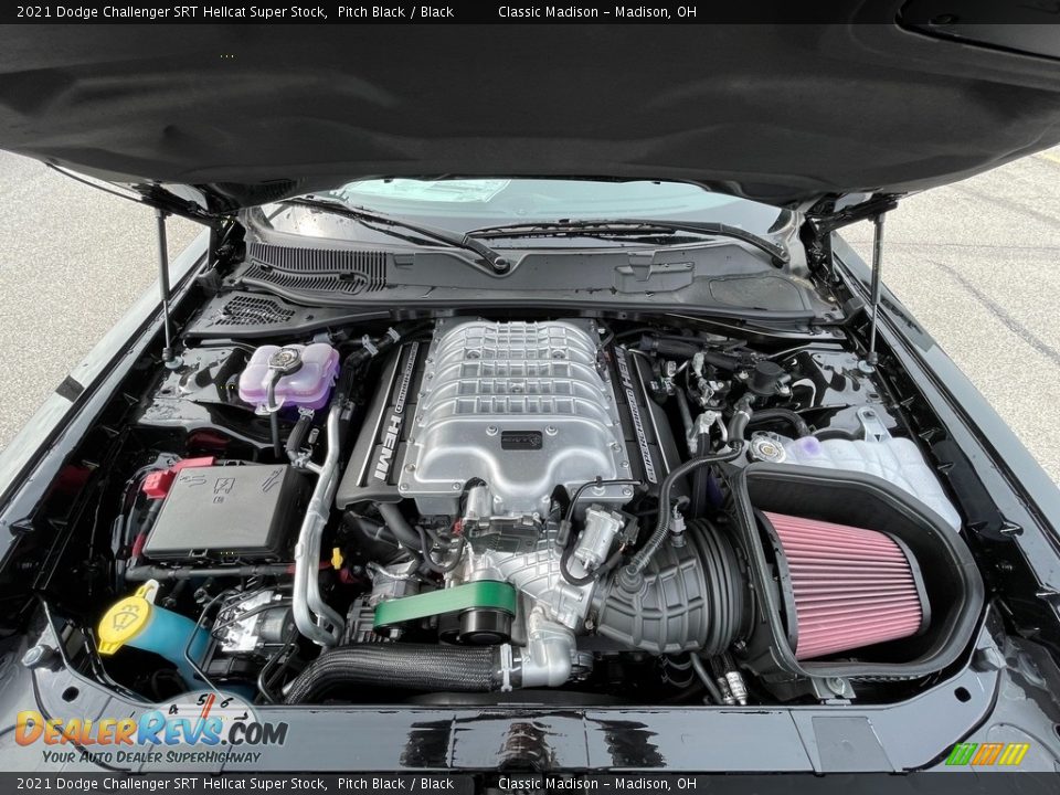 2021 Dodge Challenger SRT Hellcat Super Stock 6.2 Liter Supercharged HEMI OHV 16-Valve VVT V8 Engine Photo #2