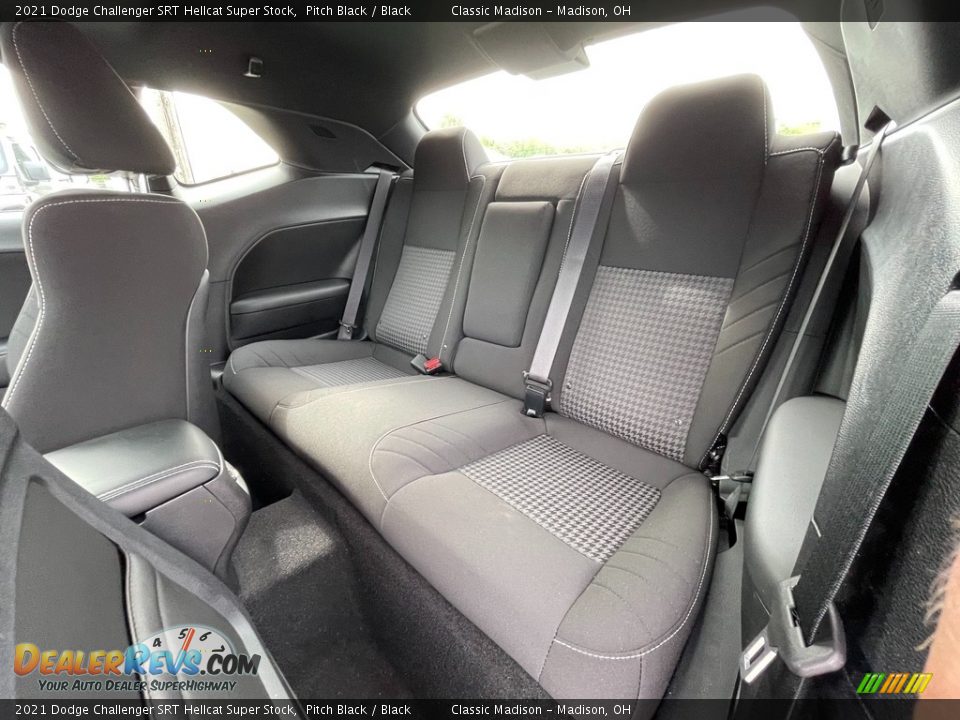 Rear Seat of 2021 Dodge Challenger SRT Hellcat Super Stock Photo #6