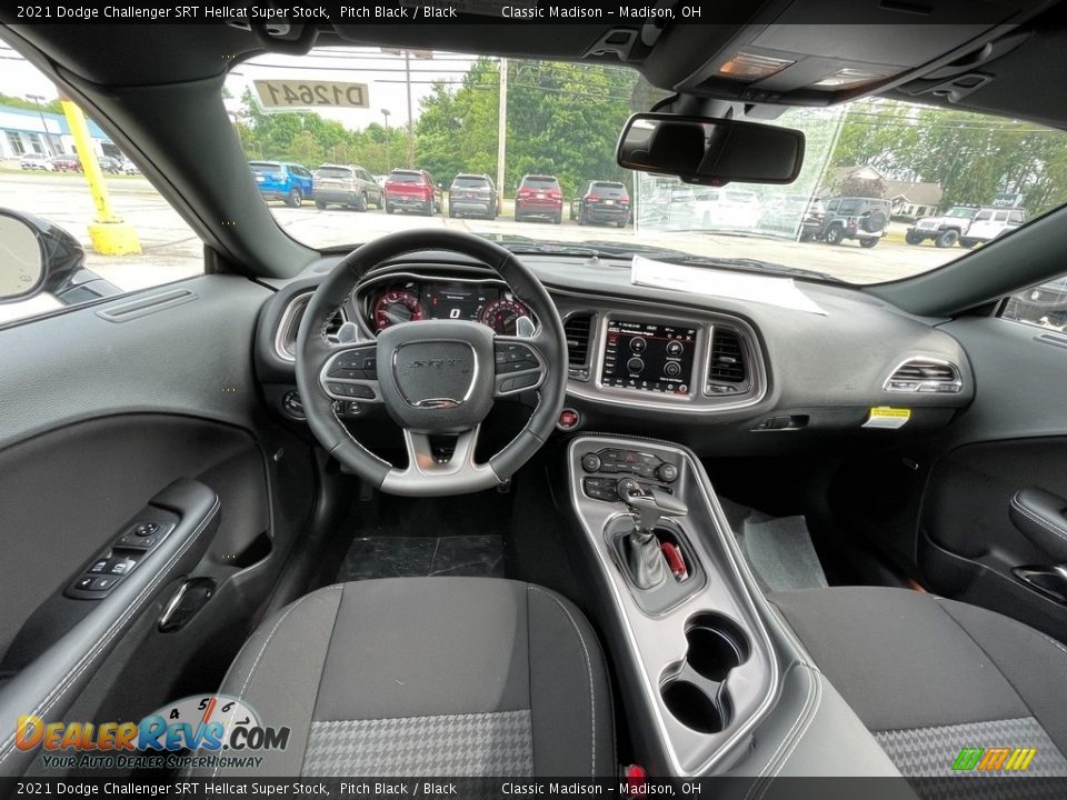 Dashboard of 2021 Dodge Challenger SRT Hellcat Super Stock Photo #7