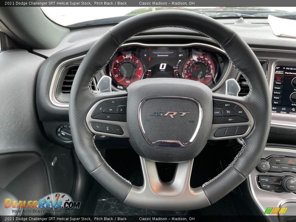 2021 Dodge Challenger SRT Hellcat Super Stock Steering Wheel Photo #8