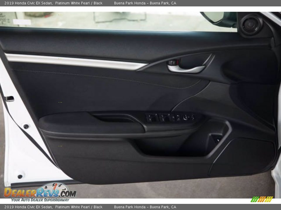 2019 Honda Civic EX Sedan Platinum White Pearl / Black Photo #30