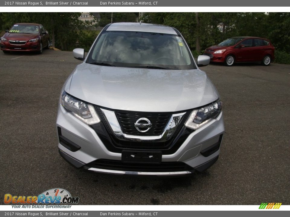 2017 Nissan Rogue S Brilliant Silver / Charcoal Photo #2
