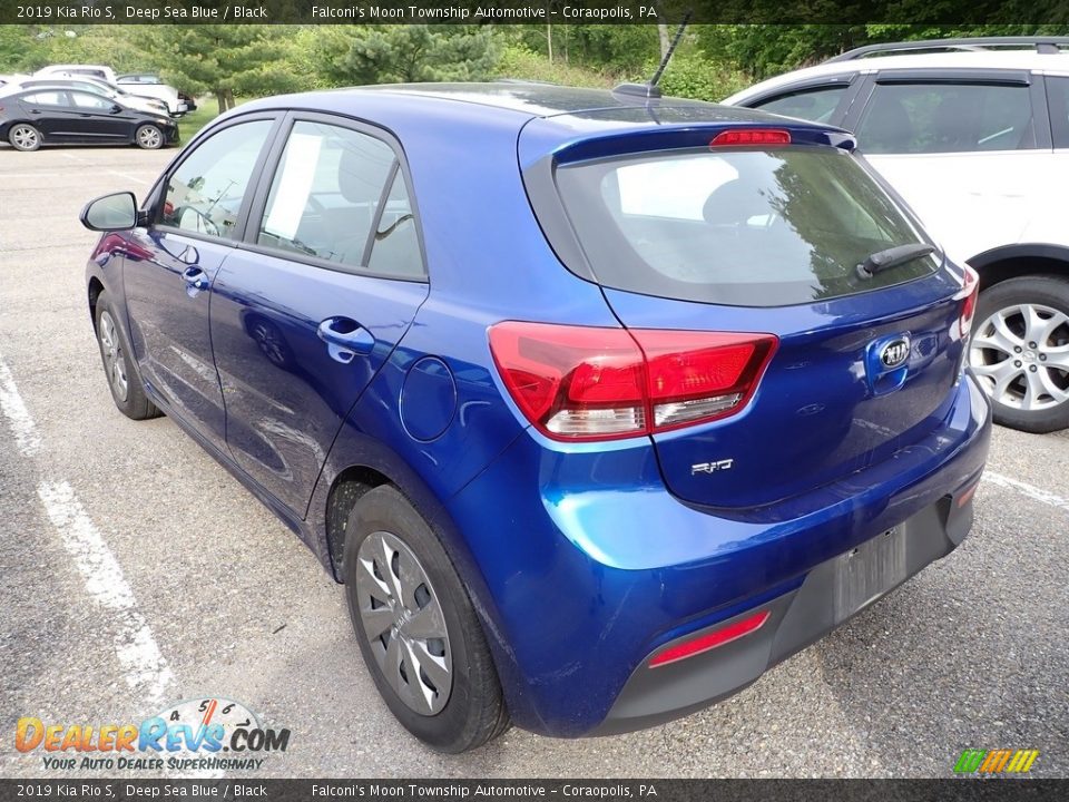 2019 Kia Rio S Deep Sea Blue / Black Photo #2