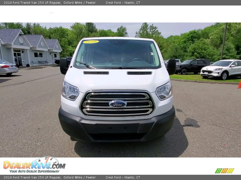 2019 Ford Transit Van 250 LR Regular Oxford White / Pewter Photo #2