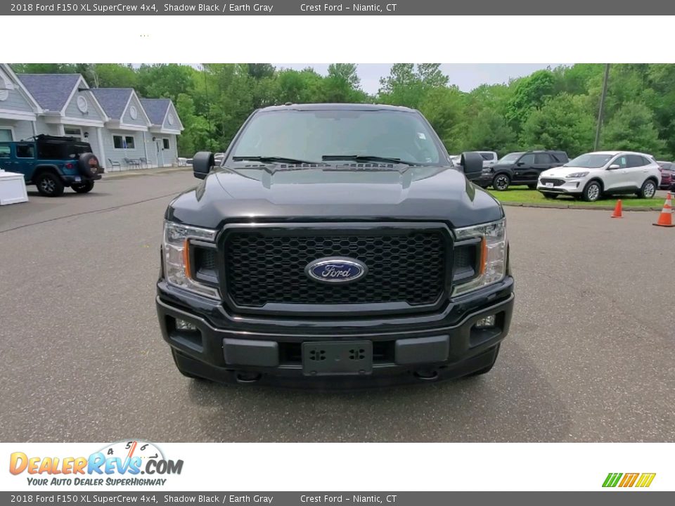 2018 Ford F150 XL SuperCrew 4x4 Shadow Black / Earth Gray Photo #2