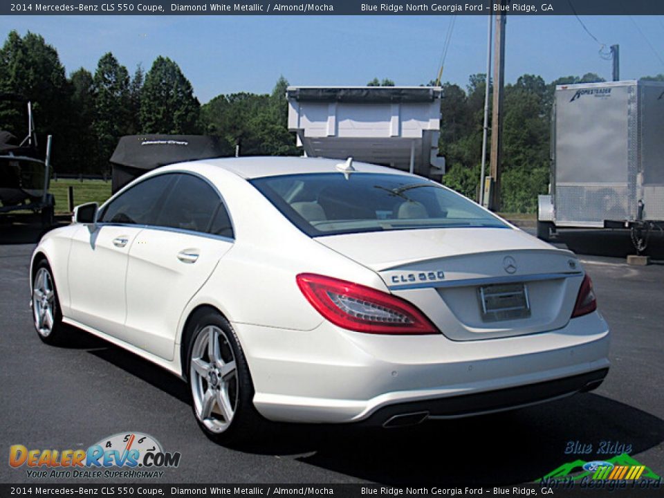 2014 Mercedes-Benz CLS 550 Coupe Diamond White Metallic / Almond/Mocha Photo #3