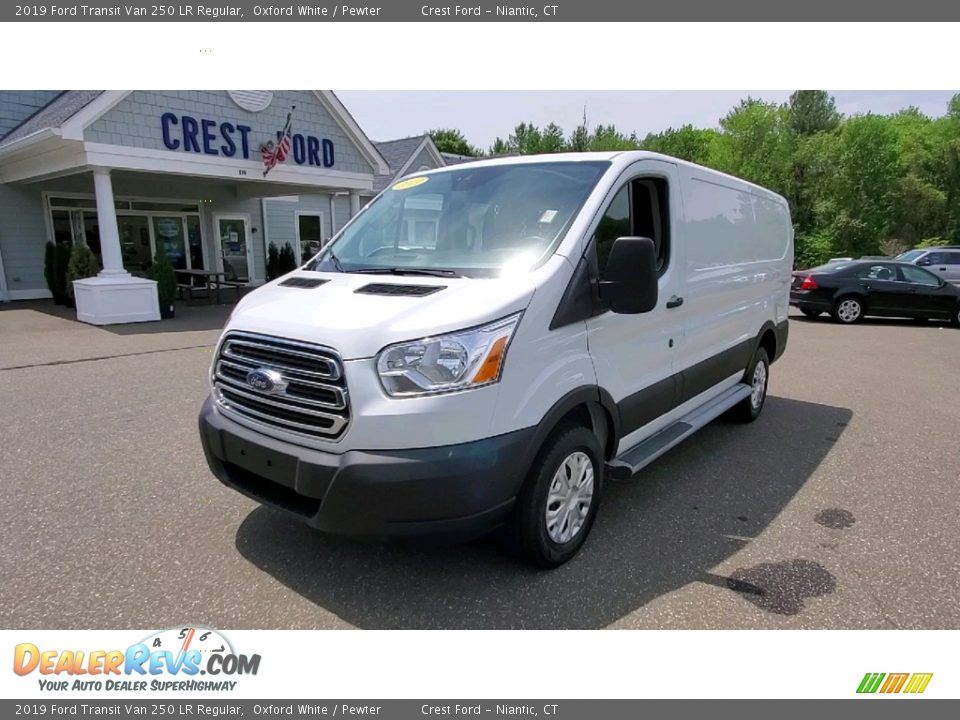 2019 Ford Transit Van 250 LR Regular Oxford White / Pewter Photo #3