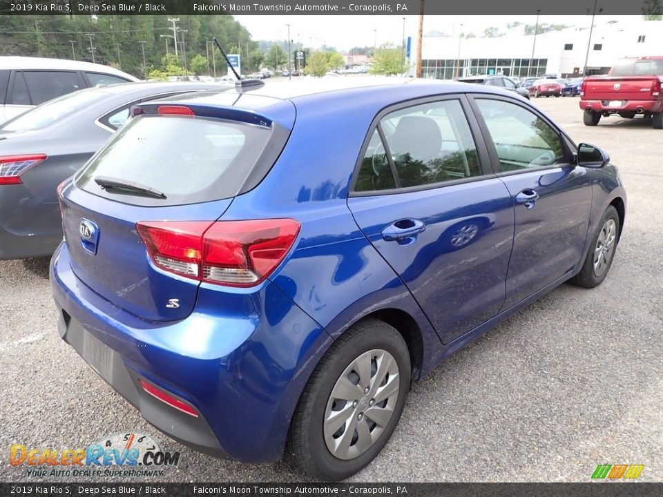 2019 Kia Rio S Deep Sea Blue / Black Photo #3