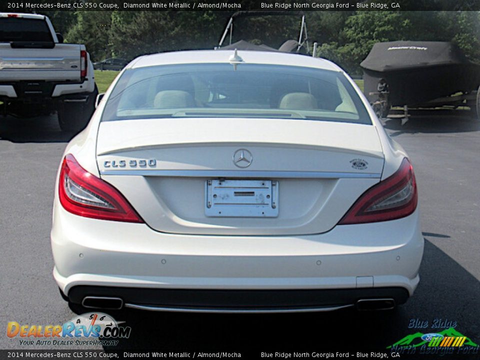 2014 Mercedes-Benz CLS 550 Coupe Diamond White Metallic / Almond/Mocha Photo #4