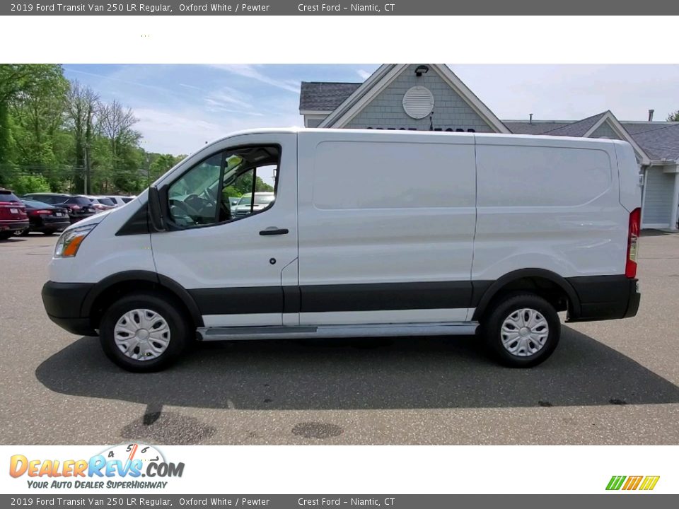 2019 Ford Transit Van 250 LR Regular Oxford White / Pewter Photo #4