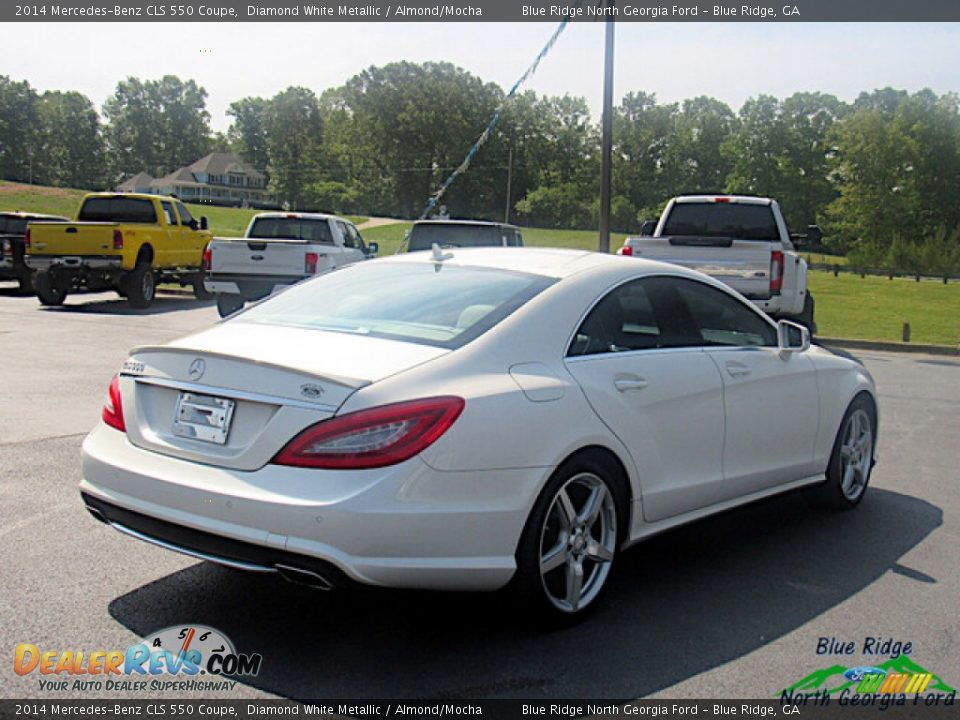 2014 Mercedes-Benz CLS 550 Coupe Diamond White Metallic / Almond/Mocha Photo #5