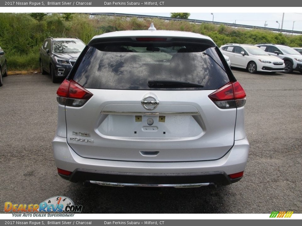 2017 Nissan Rogue S Brilliant Silver / Charcoal Photo #6