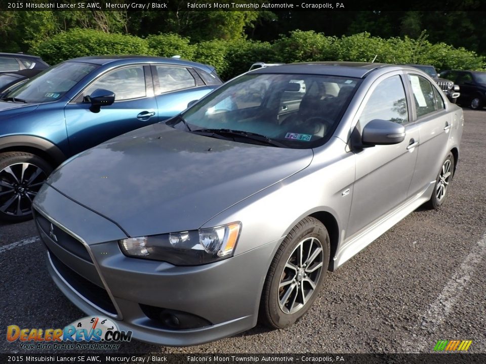 2015 Mitsubishi Lancer SE AWC Mercury Gray / Black Photo #1